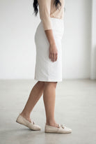 Nuggles® 25-inch classic skirt elastic waistband and straight silhouette