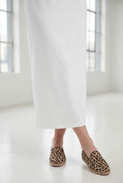 Model wearing Nuggles® 36" Classic Skirt  in White