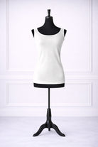 Stock photo of our Nuggles® Essential Wide Neck Tank in White