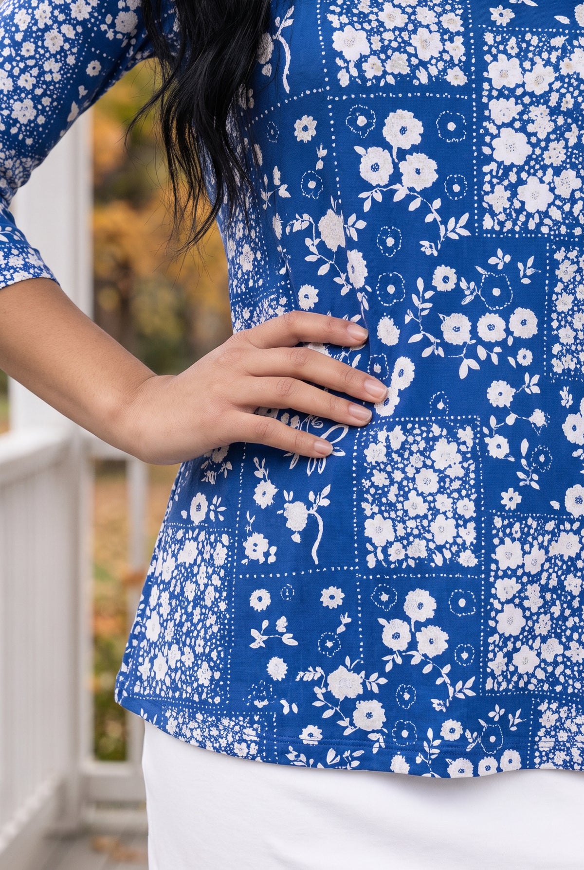 Nuggles® Lexi Top in Willow close up