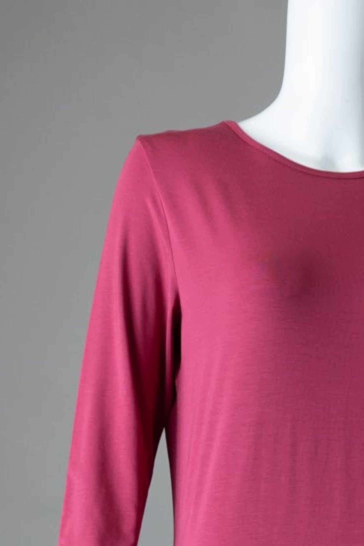 Model wearing Nuggles® Midi Layering Dress in Wine