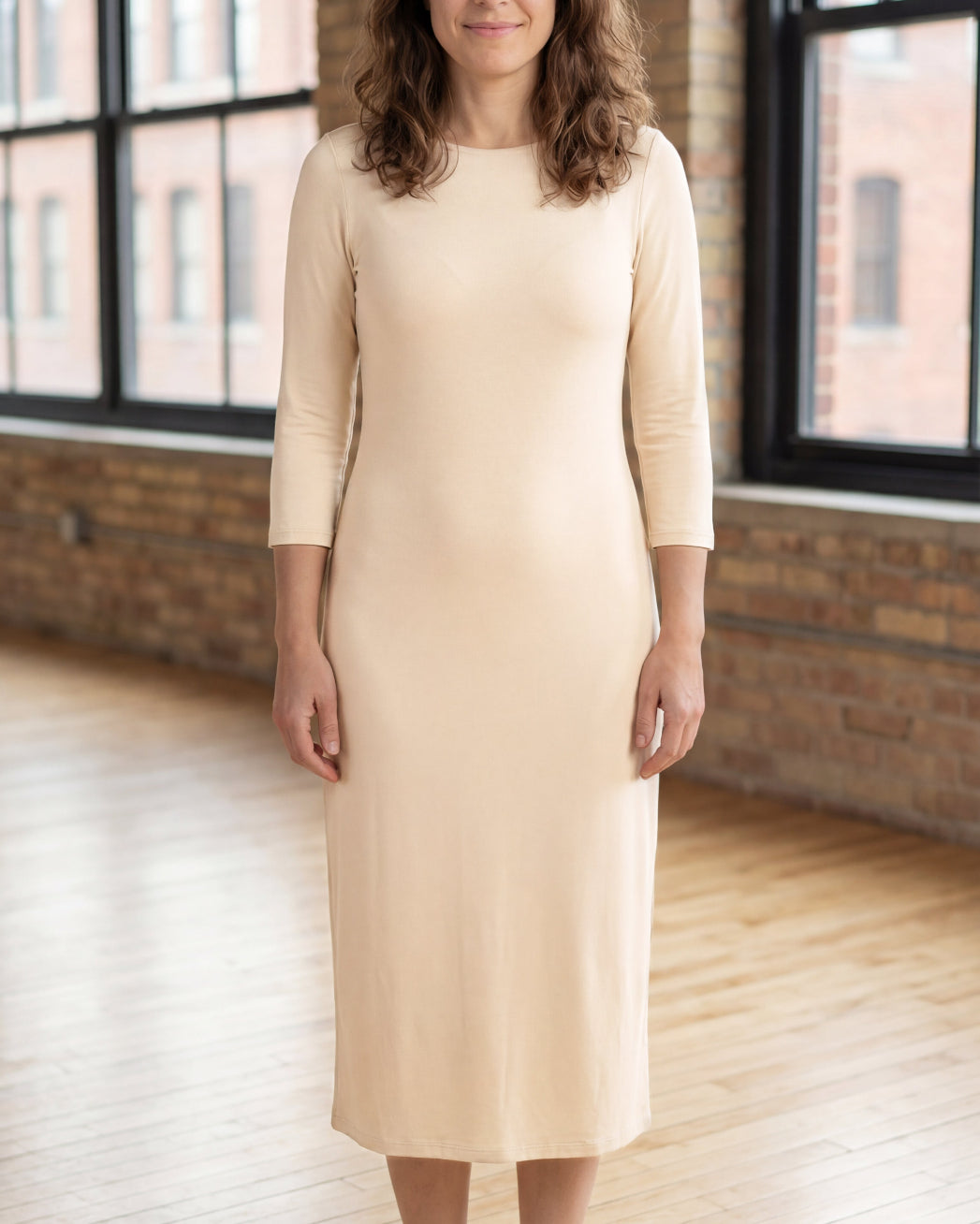 Modest Cream Dresses for Women | Elegant Neutral Styles Nuggles 'NUGGLES Modest Cream Dresses for Women | Elegant Neutral Styles Nuggles 'NUGGLES