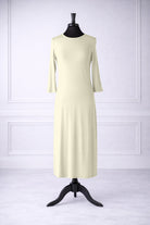 Front view of Nuggles®  Original Midi Layering Dress in Cream