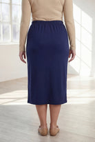 31" Classic Skirt in Navy nuggles-clothing