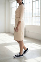 Nuggles® 25-inch classic skirt elastic waistband and straight silhouette