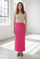 36" Classic Skirt in Pink nuggles-clothing
