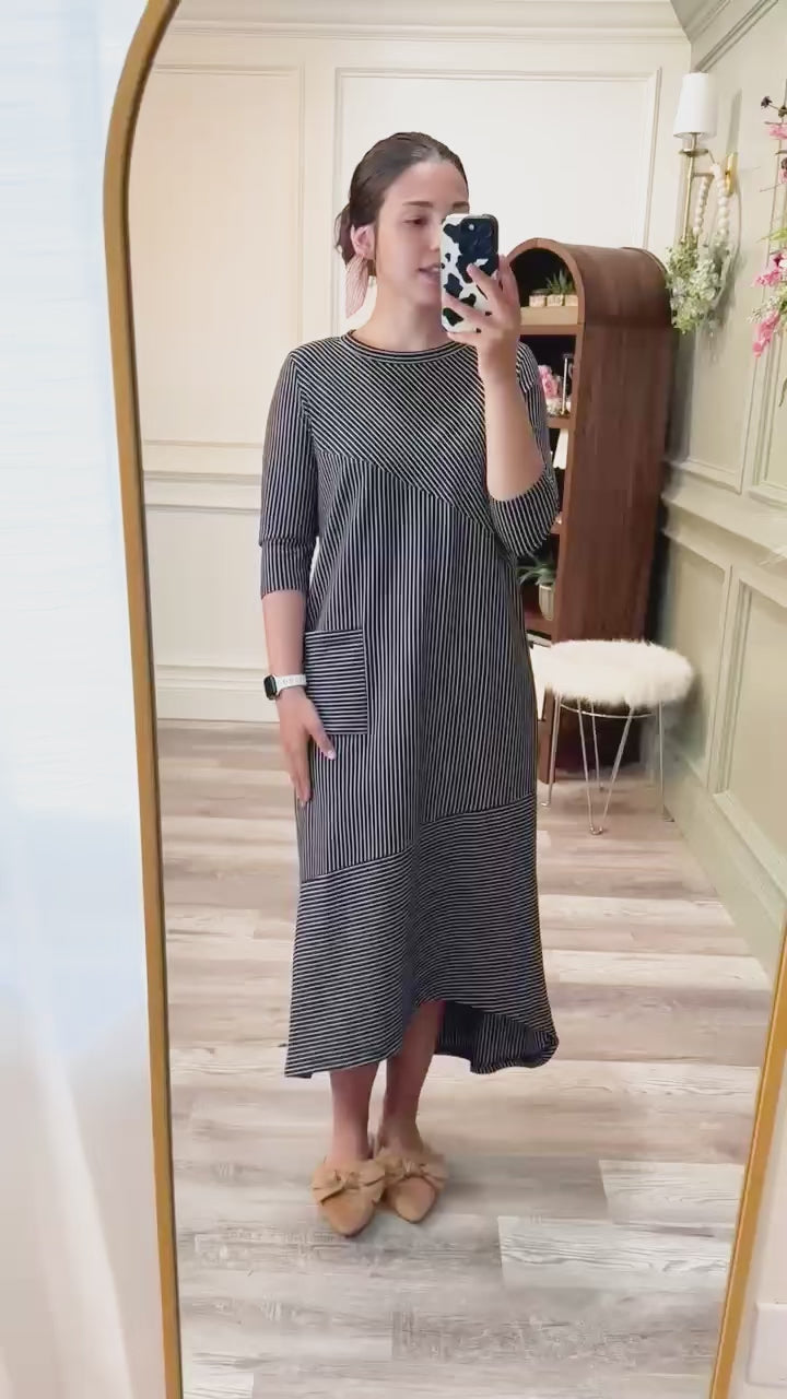 Nuggles® try on for Saylor Dress