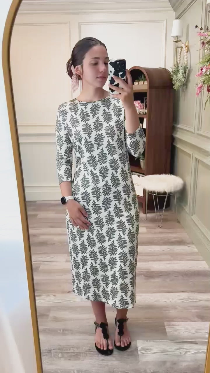 Nuggles® Try on for Original Midi Layering Dress