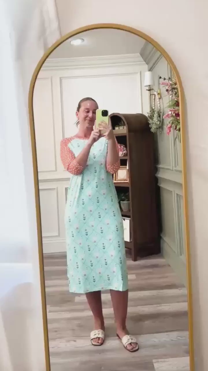 Try on video for the Modest Nuggles® Sport Swim Dress 