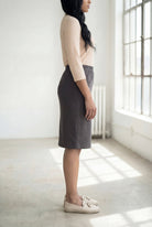 Nuggles® 25-inch classic skirt elastic waistband and straight silhouette