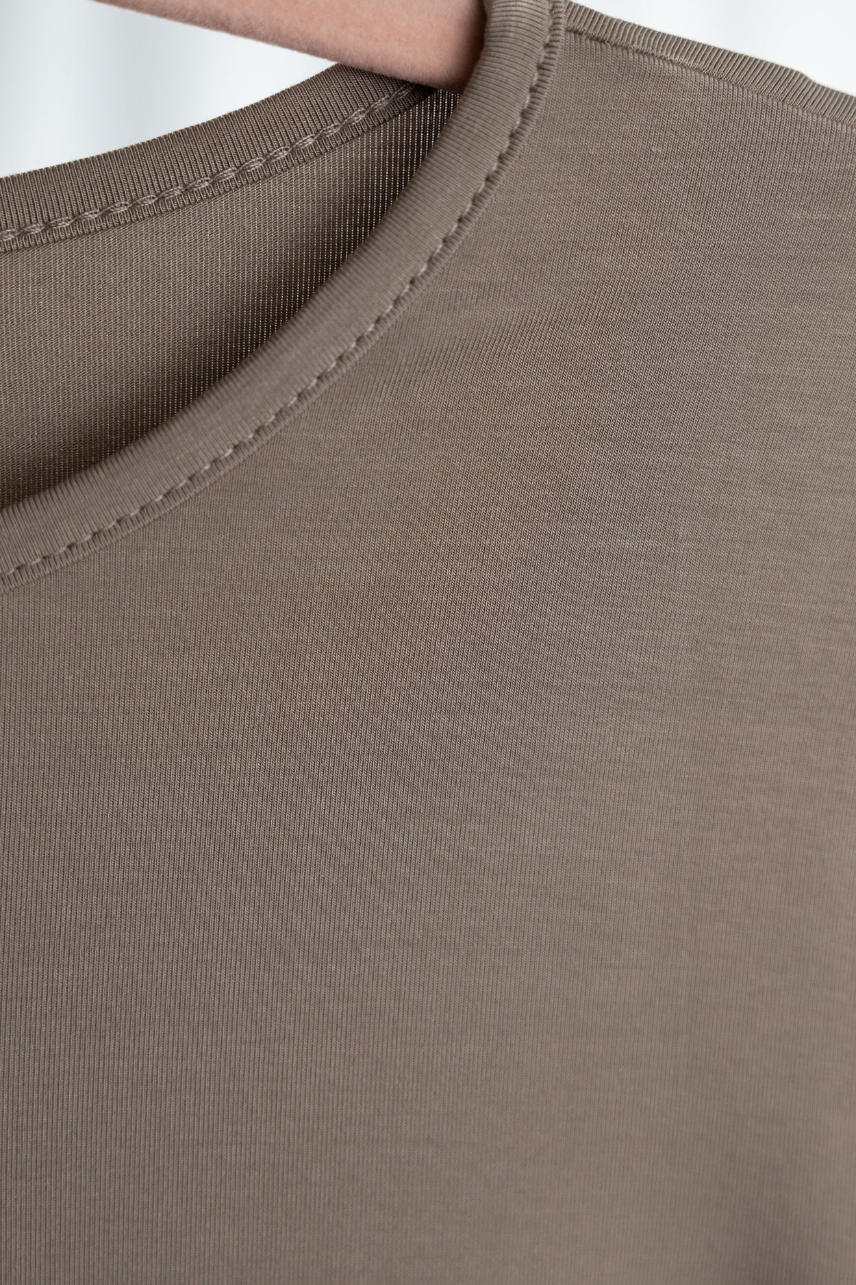  Nuggles®  Half Sleeve Essential Tee in Taupe
